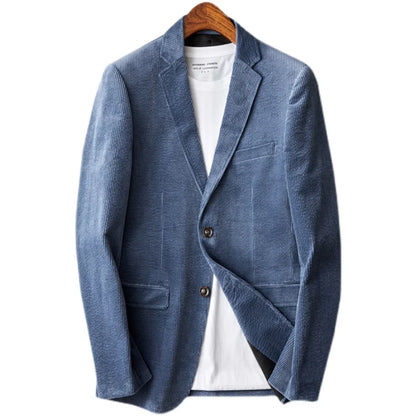 Men's Corduroy Blazer, Tailored Jacket - view 5