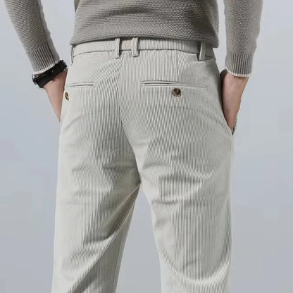 Men's Slim Fit Tapered Dress, Knitted - view 5