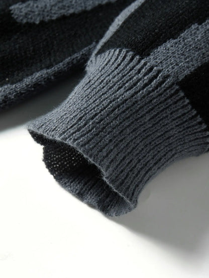 Men's Oversized Wool-Blend Jumper, Knitted Sweater - view 6