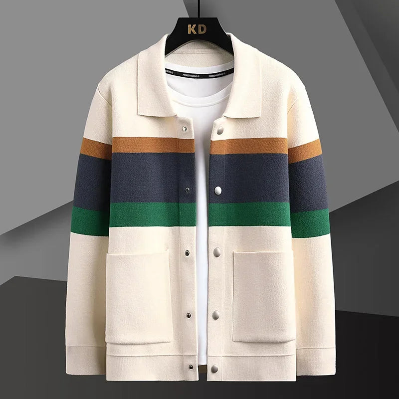 Men's Button Cardigan, Knitted - view 2