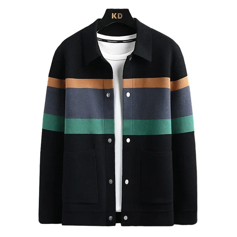 Men's Button Cardigan, Knitted - view 7