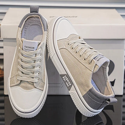 Men's Classic Trainers, Lace-Up Sneakers - view 3