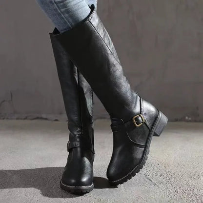 Women's Leather-Look Boots, Winter