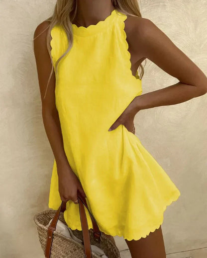 Gideon | Halter Neck Short Dress