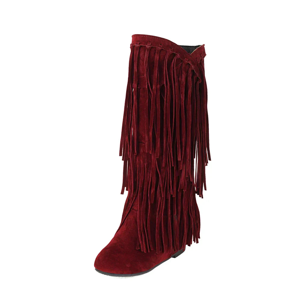Andrey | Boho Boots with Fringes
