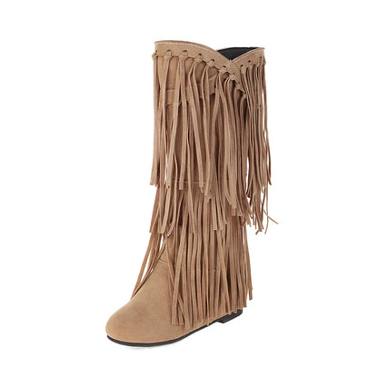 Andrey | Boho Boots with Fringes