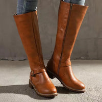 Women's Leather-Look Boots, Winter