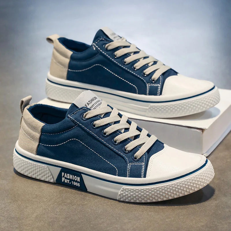 Men's Classic Trainers, Lace-Up Sneakers - view 5