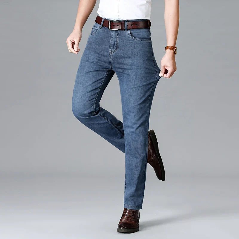 Men's Slim Fit Denim Jeans, Trousers - view 6