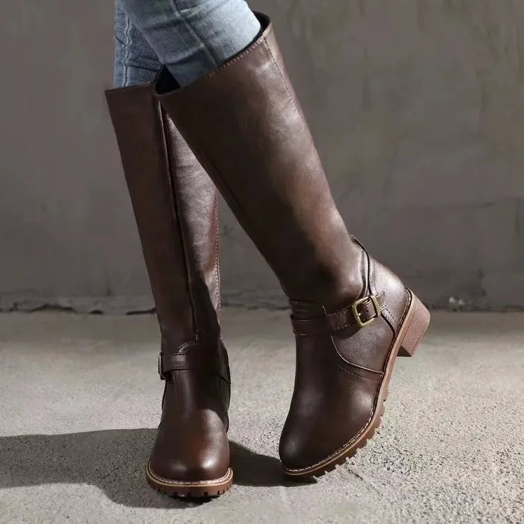 Women's Leather-Look Boots, Winter - view 5