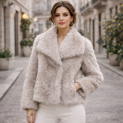 Selena | Elegant Fluffy Jacket