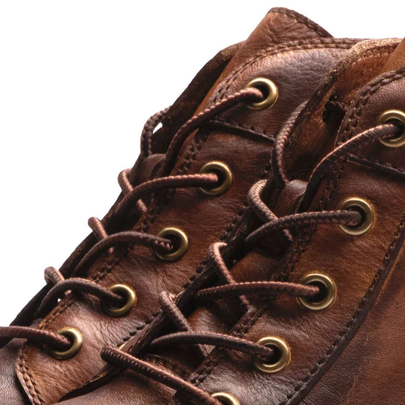 Men's Retro Leather-Look Boots, Winter - view 6