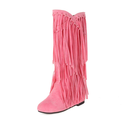 Andrey | Boho Boots with Fringes