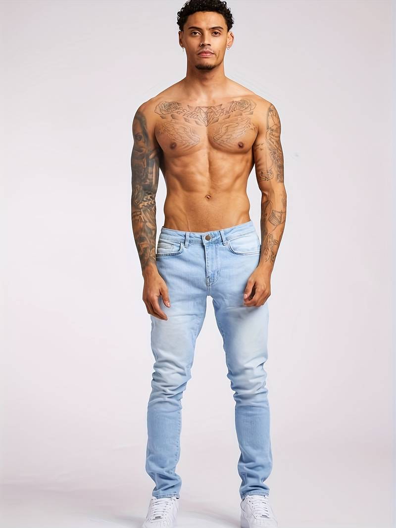 Men's Denim Slim-Fit Jeans - view 5