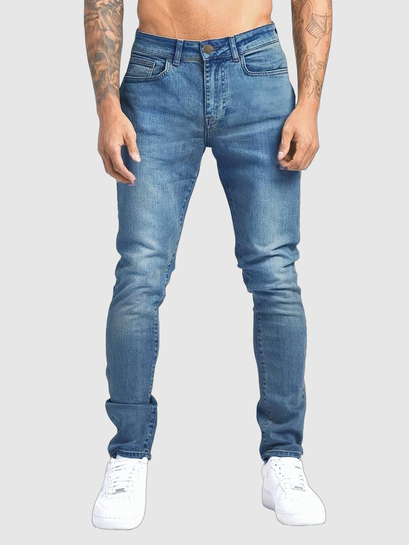 Men's Denim Slim-Fit Jeans - front view