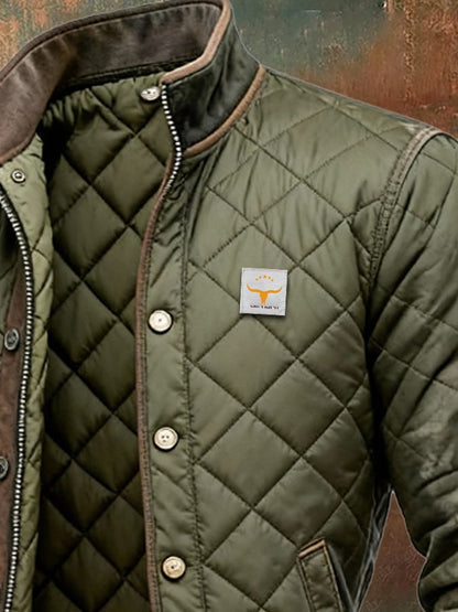 Men's Quilted Jacket, Zip-Up - view 3