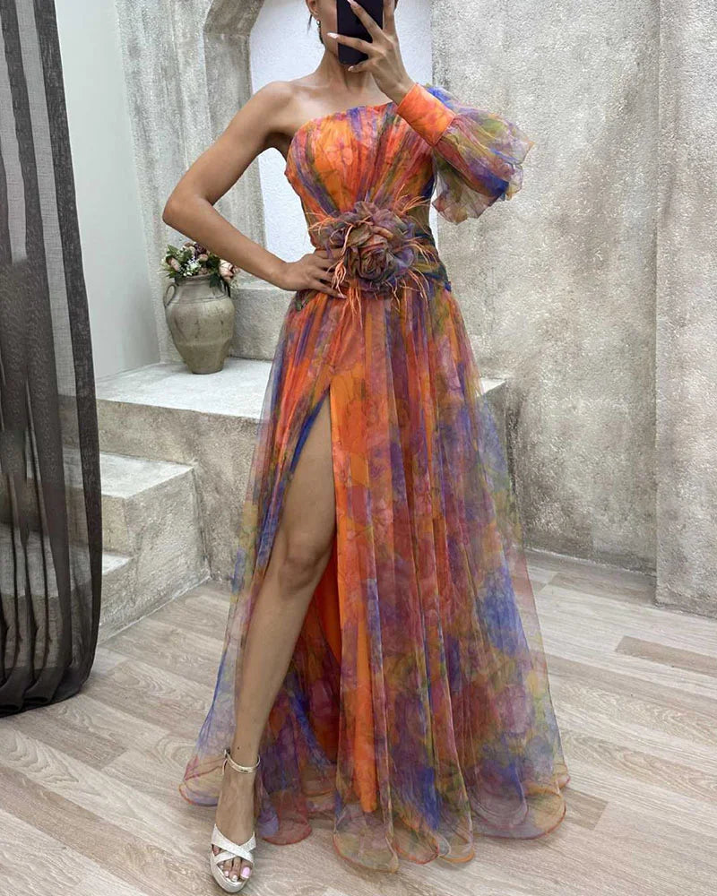 Lola | Elegant Off-Shoulder Maxi Dress