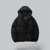 Men's Oversized Hooded Puffer Jacket, Padded Winter Coat