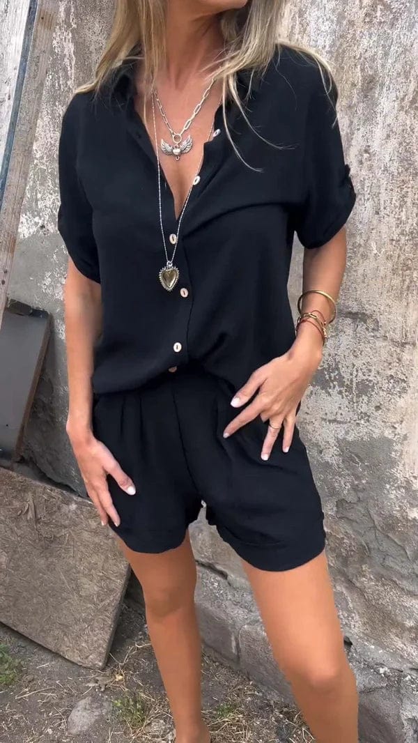 Lumith | Casual Shorts And Shirt Set