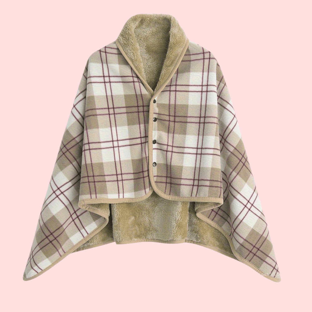Women's Plaid Scarf, Winter Wrap - view 12
