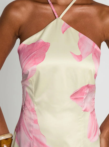 Procida | Halter Mini Dress