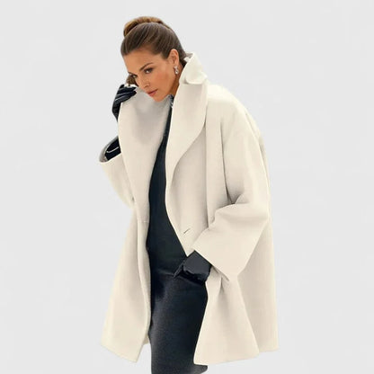 Women's Shawl Collar Button-Front Coat, Winter - view 6