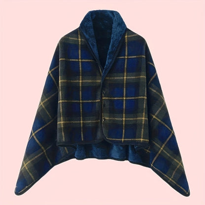 Women's Plaid Scarf, Winter Wrap - view 4