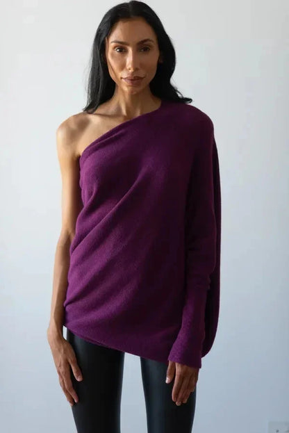 Marce | Asymmetric Draped Jumper