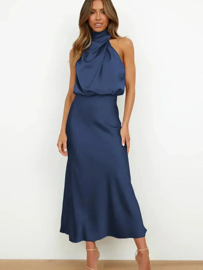 Kerensa | Elegant Halter Neck Dress