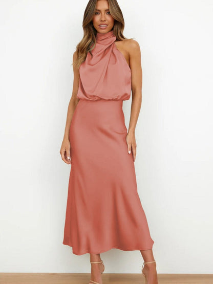 Kerensa | Elegant Halter Neck Dress