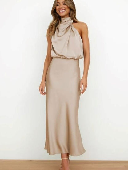 Kerensa | Elegant Halter Neck Dress