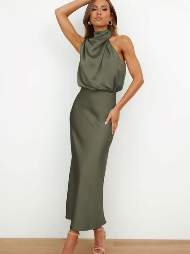 Kerensa | Elegant Halter Neck Dress