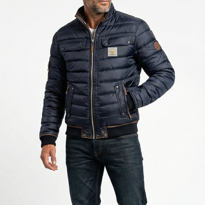 Men's Quilted Puffer Jacket, Padded Coat