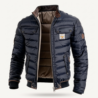 Men's Quilted Puffer Jacket, Padded Coat