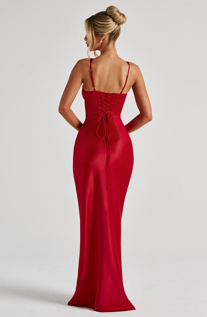 Faith | Luxurious And Elegant Red Dress