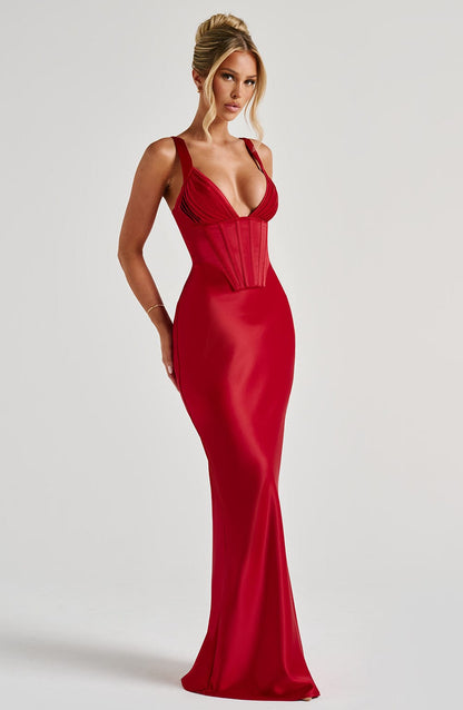Faith | Luxurious And Elegant Red Dress