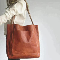 Women's Leather Handbag, Spacious Everyday Bag