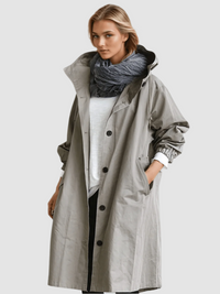Women's Lightweight Water-Repellent Trench Coat