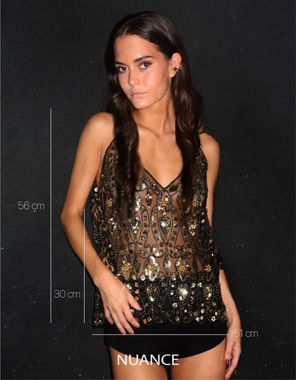 Uma | Elegant Strap Top