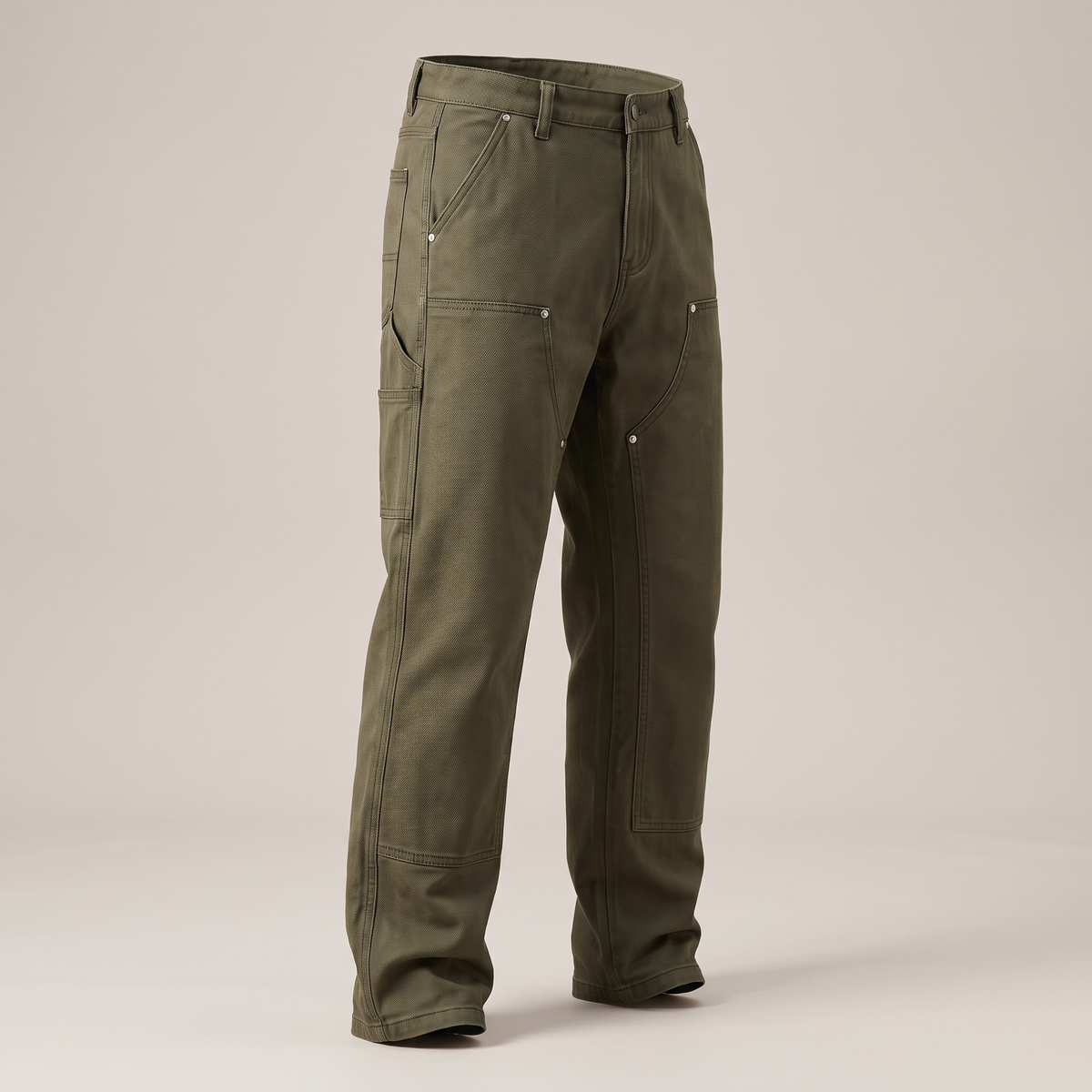 Men's Straight-Leg Trousers, Cargo - view 2