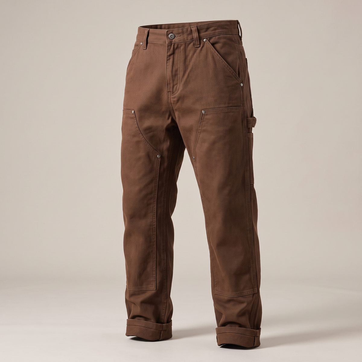 Men's Straight-Leg Trousers, Cargo - view 4