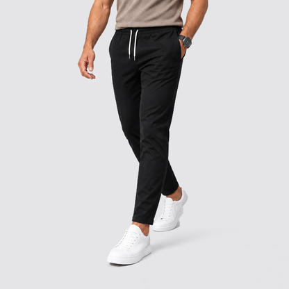 Men's Slim Fit Drawstring Trousers, Casual - view 15