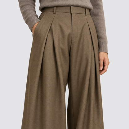 Men's Tailored Wide Leg Trousers, Casual - view 8