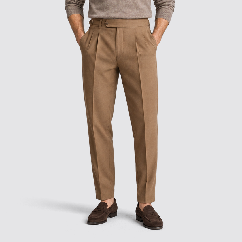 Men's Tailored Fit Trousers, Casual - view 10