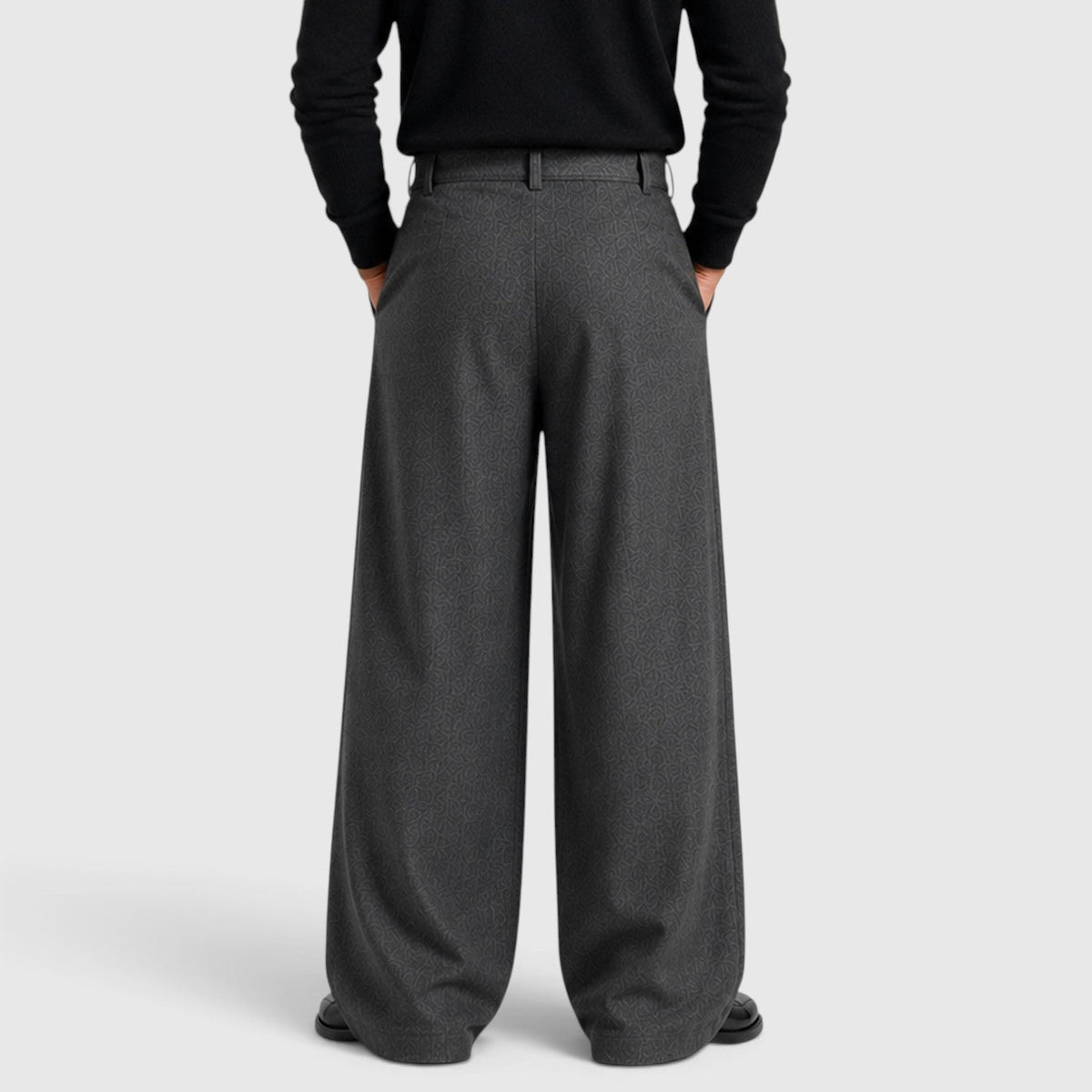 Men's Tailored Straight Leg Trousers, Casual Straight Leg - view 6