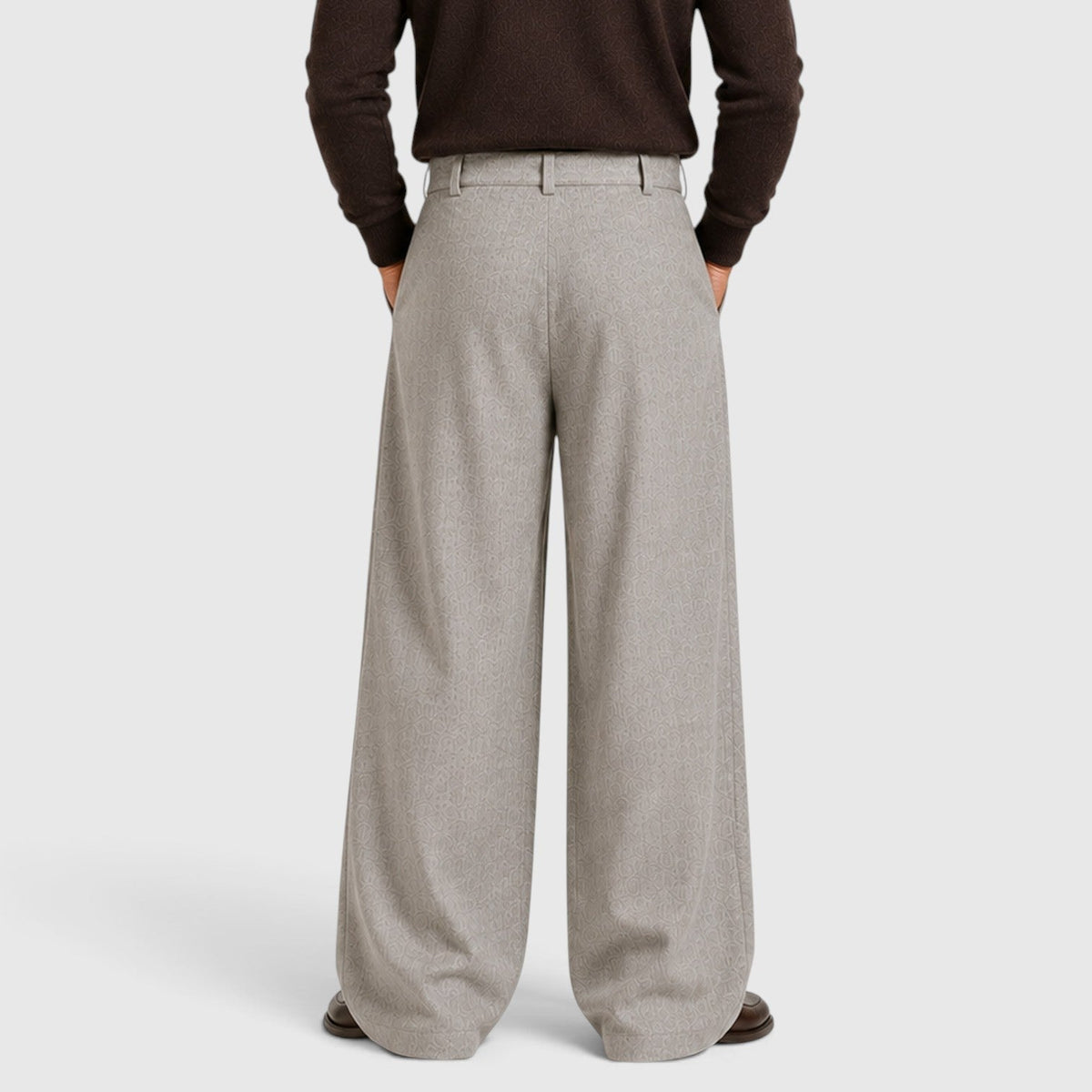 Men's Tailored Straight Leg Trousers, Casual Straight Leg - view 9