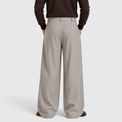 Men's Tailored Straight Leg Trousers, Casual Straight Leg - view 9