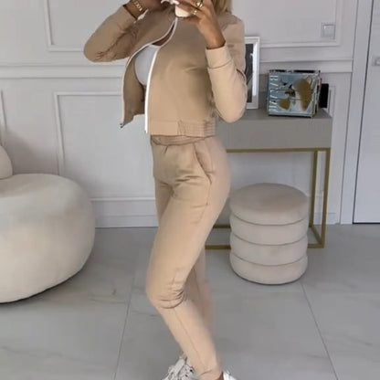 Domenica | Women’s 3-Piece Tracksuit Set with Zip