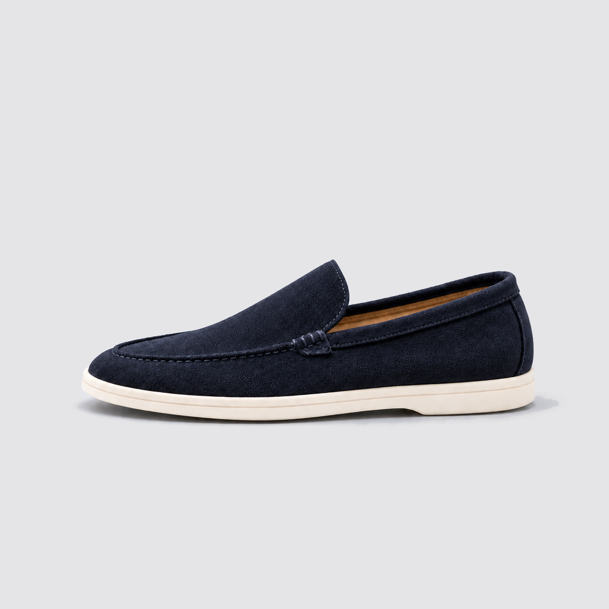Men's Slip-On Suede-Look Loafers, Shoes - view 2