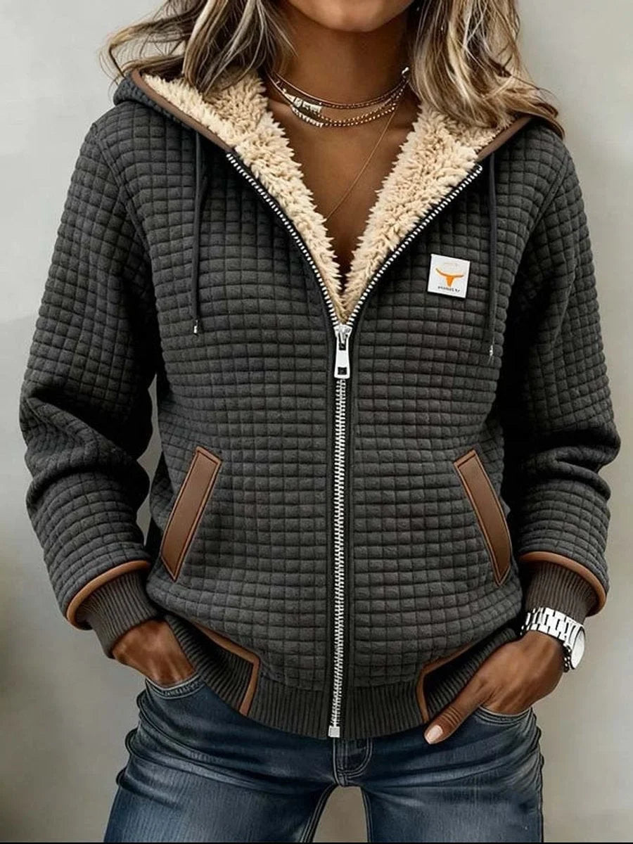 Women's Hooded Quilted Puffer Jacket, Coat